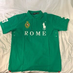 Polo Ralph Lauren Polo T-Shirt Rome Italy #3 Big Pony Luxury PRL Chief Keef